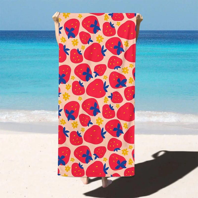 Beach Towel Strawberry Beach Towel Patterned Sunscreen And Windproof Suitable For Swimming Pool Camping Travel Blanket
Beach Towel Strawberry Beach Towel Patterned Sunscreen And Windproof Suitable For Swimming Pool Camping Travel Blanket