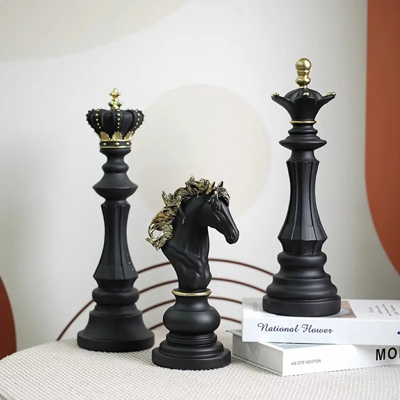 Anime Resin Retro Figurine Action Figure Black White Chess Pieces King Queen Knight Sculpture Home Desktop Room Cabinet Decor
Anime Resin Retro Figurine Action Figure Black White Chess Pieces King Queen Knight Sculpture Home Desktop Room Cabinet Decor