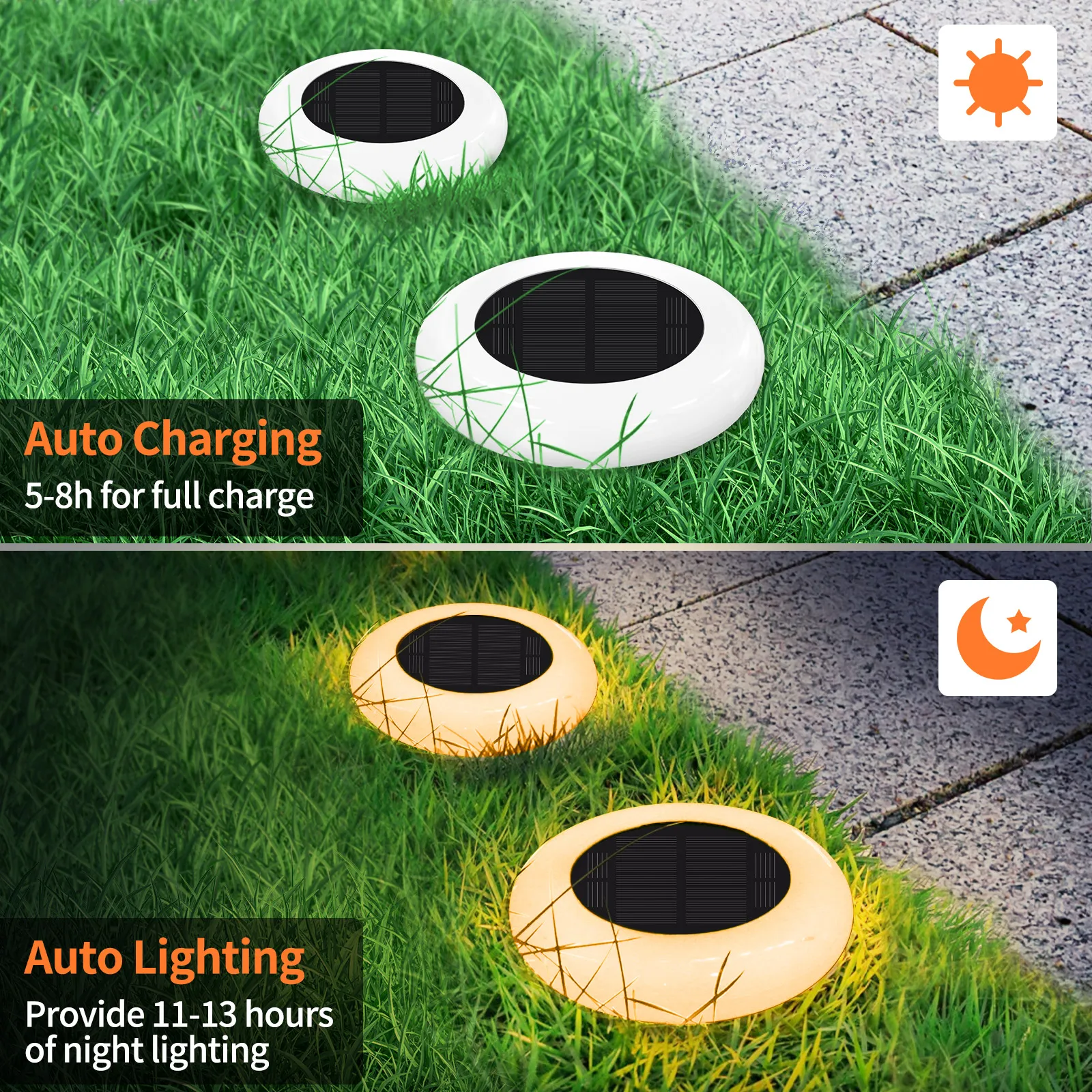 2025 Solar Ground Lights 2/6Pack LED Lawn Lamp Outdoors Floor Lamp Landscape Light for Garden Pathway Yard Deck Camping Decor
2025 Solar Ground Lights 2/6Pack LED Lawn Lamp Outdoors Floor Lamp Landscape Light for Garden Pathway Yard Deck Camping Decor