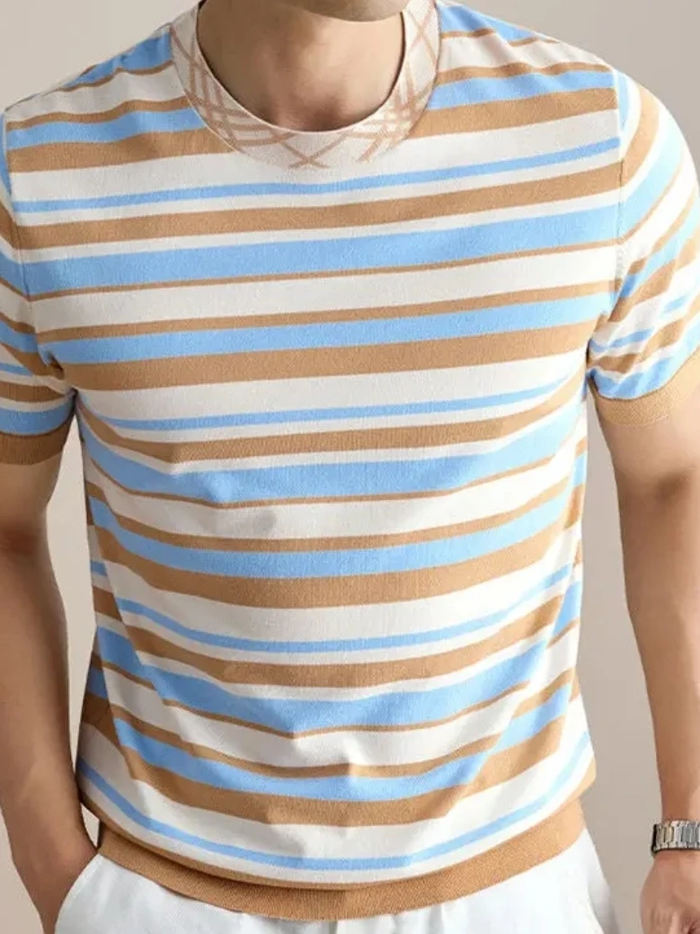 High Quality Men's round Neck Short Sleeve T-Shirt Stylish Versatile Summer Fashionable Standard Fit Casual Style Antibacterial
High Quality Men's round Neck Short Sleeve T-Shirt Stylish Versatile Summer Fashionable Standard Fit Casual Style Antibacterial
