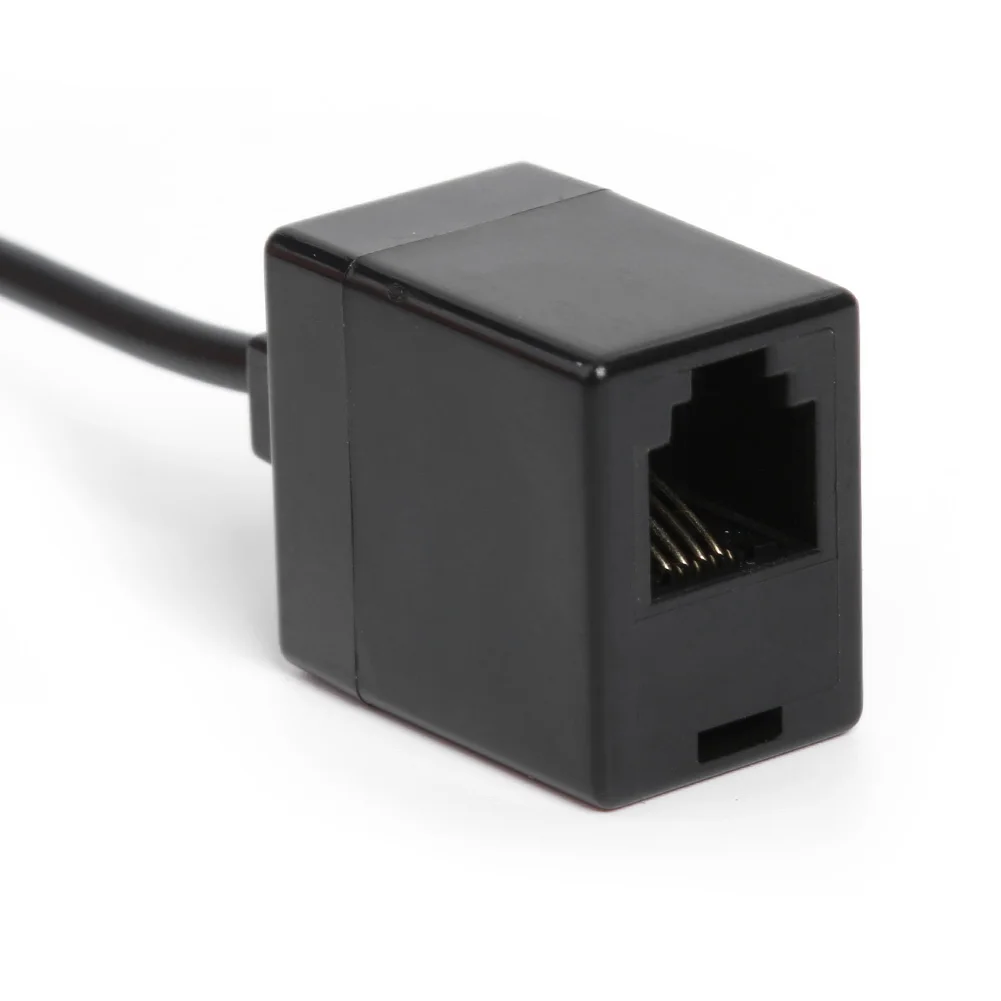 RJ45 8P8C Male to RJ11 6P4C Female Adapter Audio Converter Cable for Headset
RJ45 8P8C Male to RJ11 6P4C Female Adapter Audio Converter Cable for Headset
