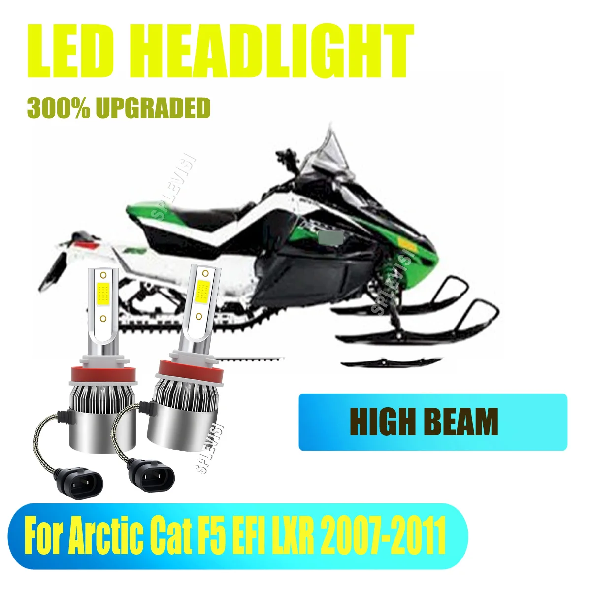 H11 H8 H9 LED Headlight High Beam Bulbs -helps with visibility but does not bother drivers For Arctic Cat F5 EFI LXR 2007-2011
H11 H8 H9 LED Headlight High Beam Bulbs -helps with visibility but does not bother drivers For Arctic Cat F5 EFI LXR 2007-2011
