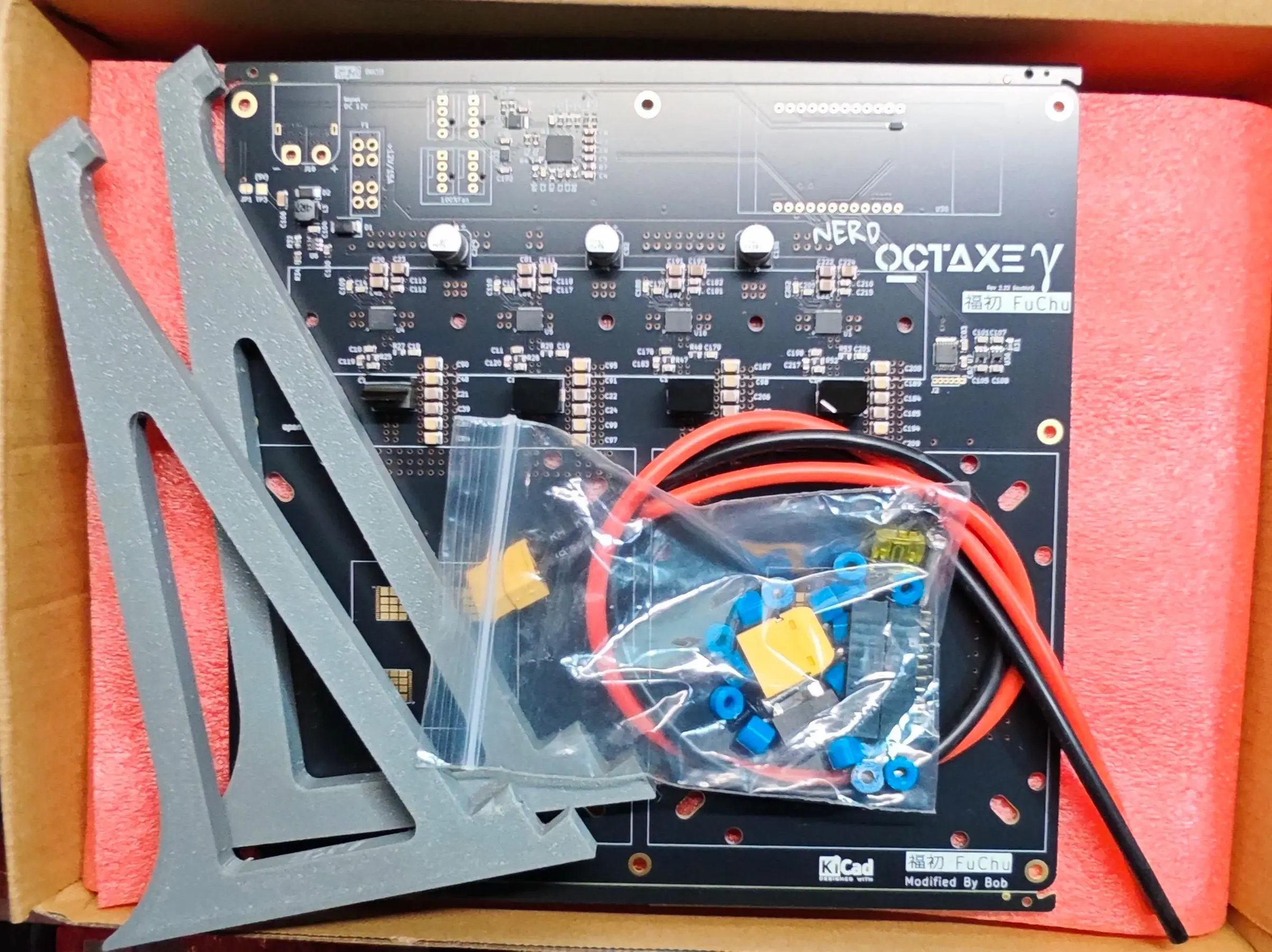 Nerd Octaxe 8-Chip Bm1370 Motherboard, Bracket Color Random
Nerd Octaxe 8-Chip Bm1370 Motherboard, Bracket Color Random
