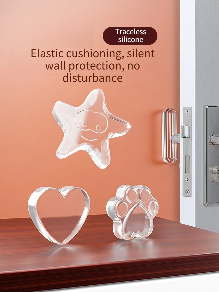 Door Handle Anti-collision Pad, Transparent, Cute, Thick and Traceless Artifact, Rear Cabinet Door, Anti-collision Wall
Door Handle Anti-collision Pad, Transparent, Cute, Thick and Traceless Artifact, Rear Cabinet Door, Anti-collision Wall