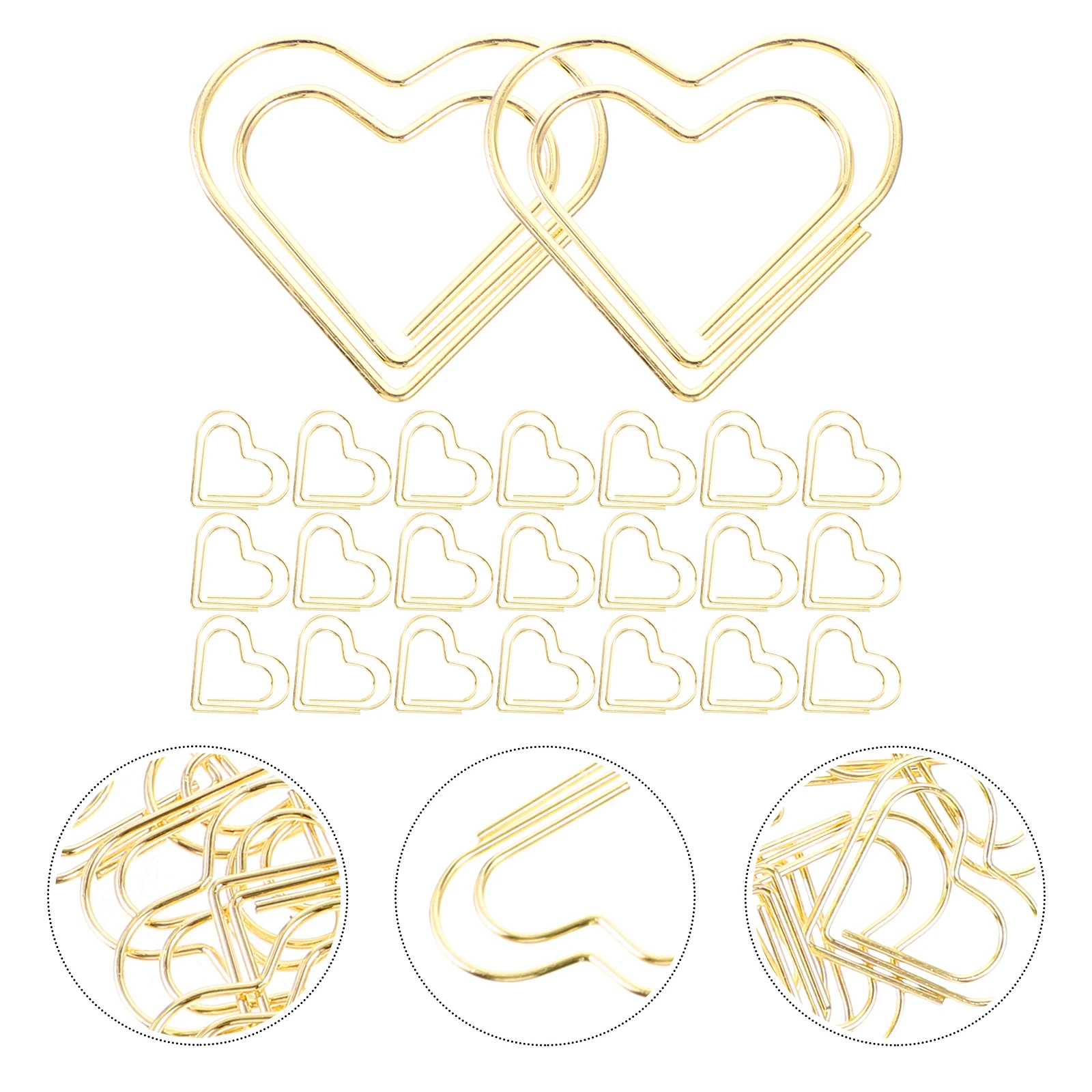 100pcs Heart Paper Clips Metal Stationery Document Organizer Creative Desk Supplies Rose Gold Tiny Clamps For Paperwork
100pcs Heart Paper Clips Metal Stationery Document Organizer Creative Desk Supplies Rose Gold Tiny Clamps For Paperwork