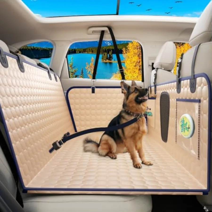 Hard Bottom Car Seat Cover for Dogs 2025 Upgraded Leather Back Seat Extender Waterproof Dog Car Seat Cover for Back Seat Non-sl
Hard Bottom Car Seat Cover for Dogs 2025 Upgraded Leather Back Seat Extender Waterproof Dog Car Seat Cover for Back Seat Non-sl