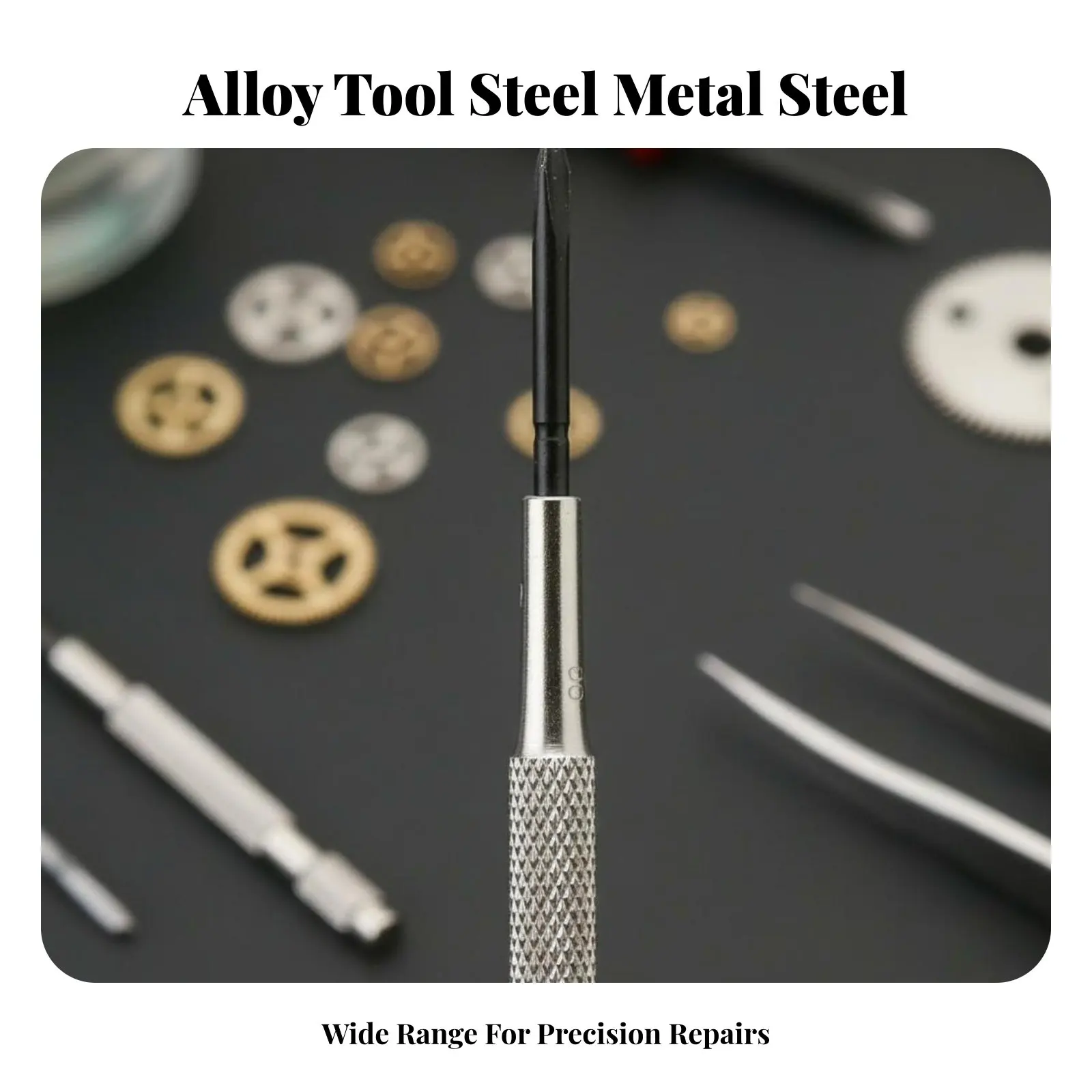 6 Pieces Watch Repair Tool Set Long-Lasting Bits Exact Screwdriver Set Mini Repair Tool Kit Non-Slip Grip Shiny Vanadium Steel
6 Pieces Watch Repair Tool Set Long-Lasting Bits Exact Screwdriver Set Mini Repair Tool Kit Non-Slip Grip Shiny Vanadium Steel