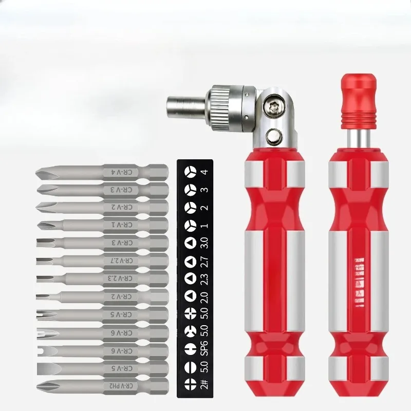 Multi Angle Ratchet Screwdriver Set Cross Flat Home Tool Kit with Socket Wrench
Multi Angle Ratchet Screwdriver Set Cross Flat Home Tool Kit with Socket Wrench