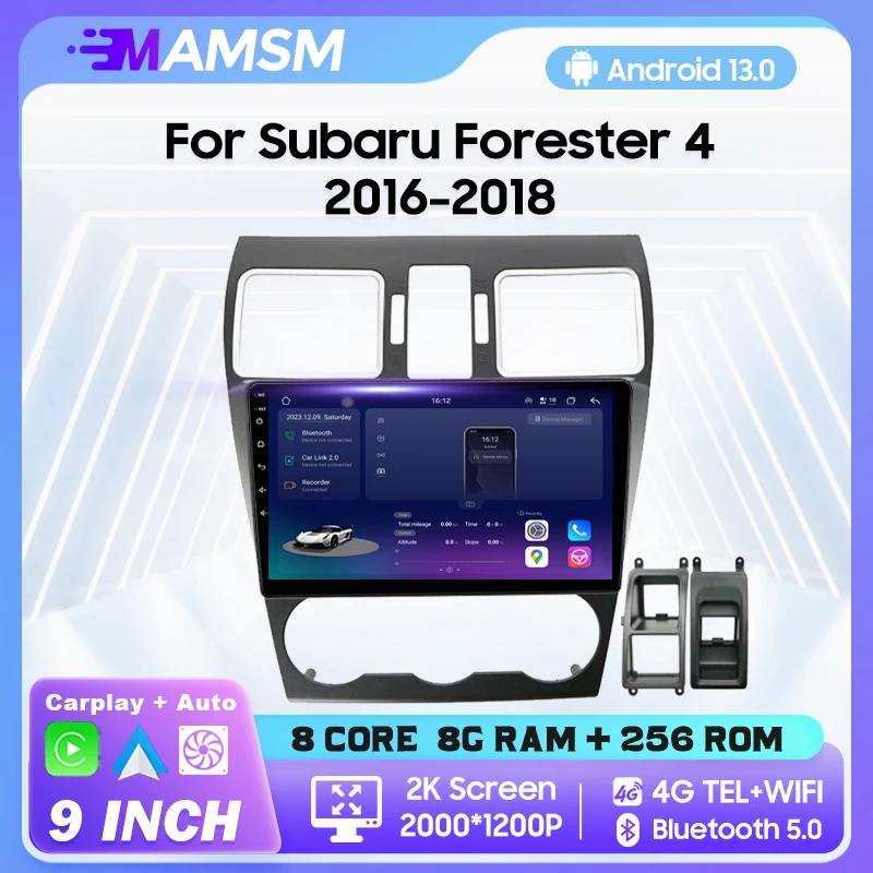 MAMSM 2K QLED Android 13 Car Radio For Subaru Forester 4 2016 - 2018 Multimedia Video Player Navigation GPS 4G Carplay Autoradio
MAMSM 2K QLED Android 13 Car Radio For Subaru Forester 4 2016 - 2018 Multimedia Video Player Navigation GPS 4G Carplay Autoradio