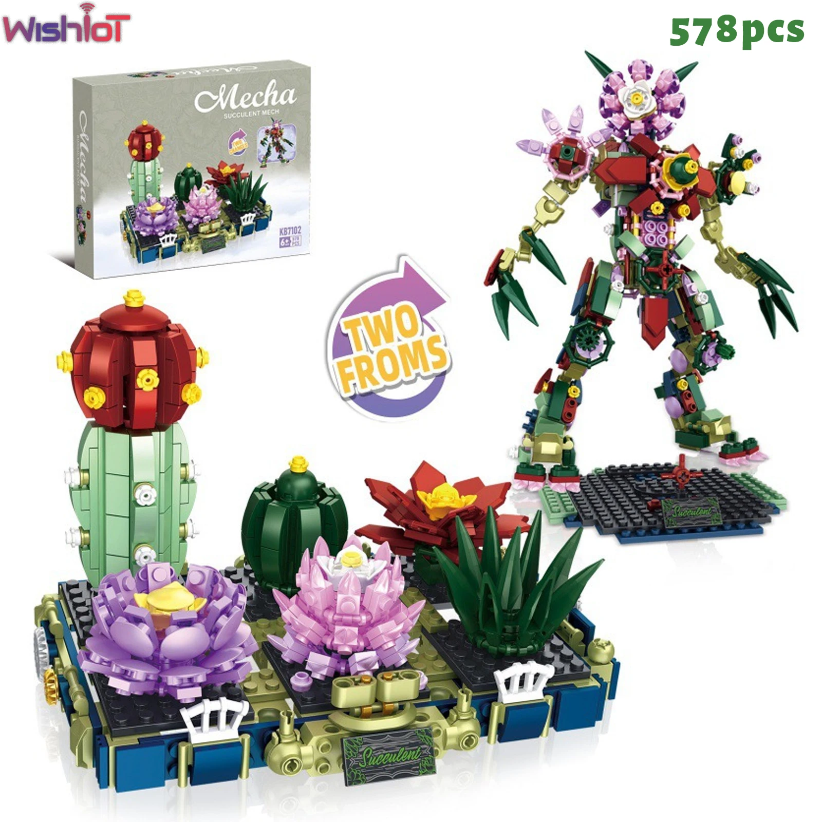 578 шт. 2-в-1 сочные строительные блоки для меха, цветок в горшке, растение, модель робота, забавные декоративные украшения, игрушка-головоломка, Рождественский подарок
578 шт. 2-в-1 сочные строительные блоки для меха, цветок в горшке, растение, модель робота, забавные декоративные украшения, игрушка-головоломка, Рождественский подарок