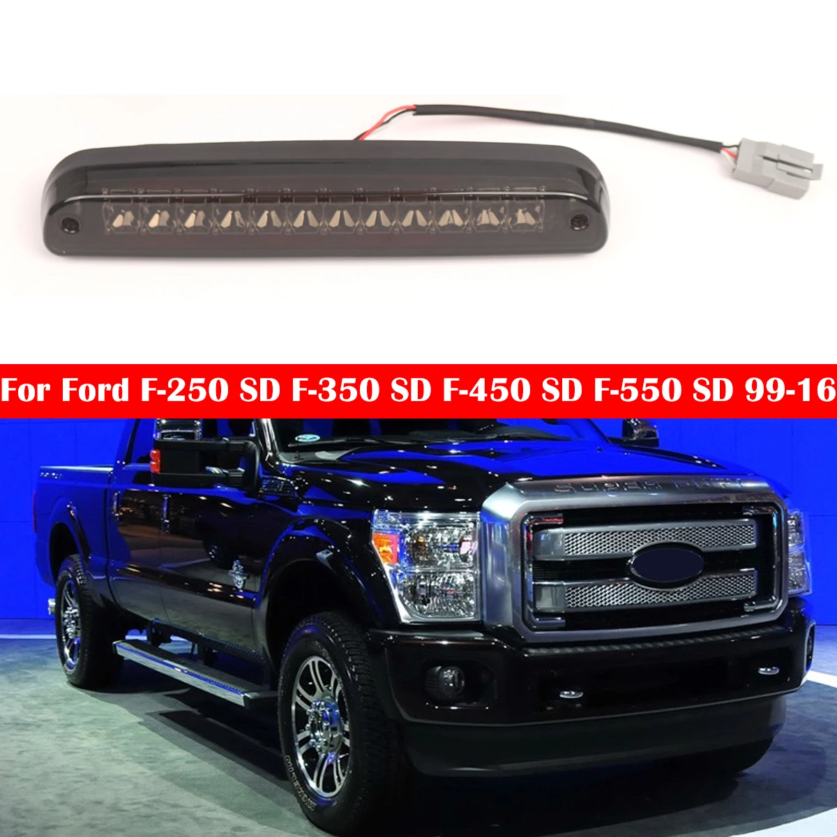 1XCar High Mount 3RD Third Brake Stop Light CC3Z13A613B YC3Z13A613BA CC3Z13A613A F47Z13A613A For Ford Super Duty Ranger 99-16
1XCar High Mount 3RD Third Brake Stop Light CC3Z13A613B YC3Z13A613BA CC3Z13A613A F47Z13A613A For Ford Super Duty Ranger 99-16