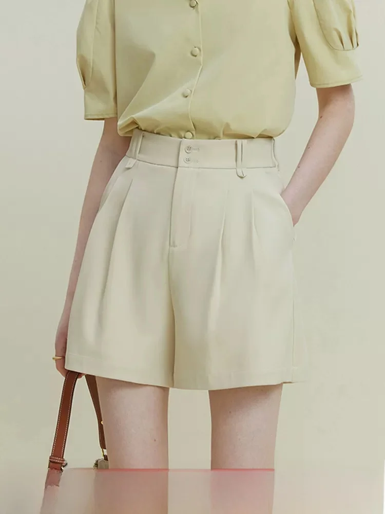 High Waist Wide Leg Casual Shorts Women's Commuter Style Pants Summer New Fashion Slimming Effect Casual Trousers
High Waist Wide Leg Casual Shorts Women's Commuter Style Pants Summer New Fashion Slimming Effect Casual Trousers