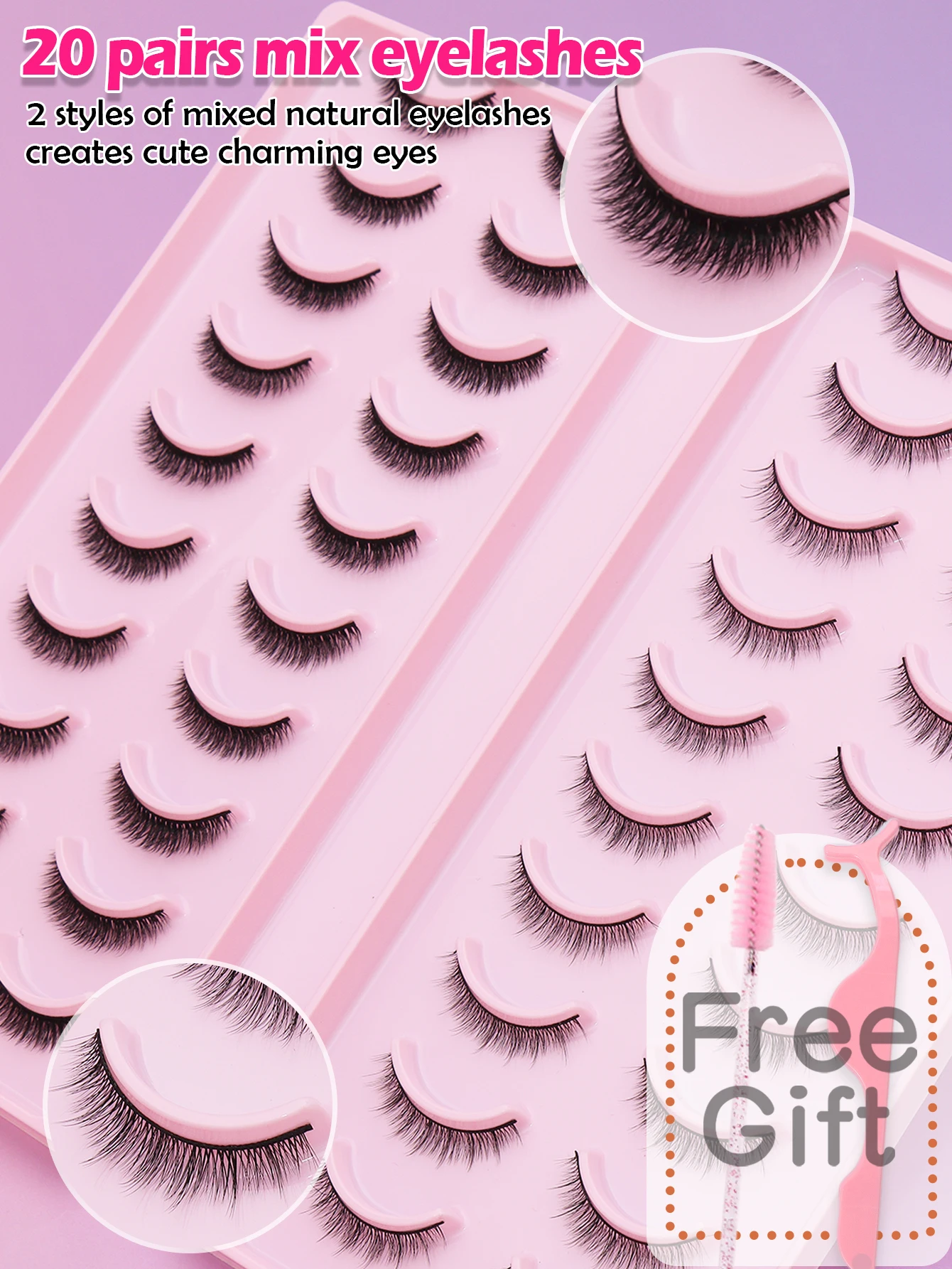 20 пар смешанных пушистых и мягких 3D норковых ресниц, длинные ресницы, повседневные рабочие встречи, натуральные накладные ресницы
20 пар смешанных пушистых и мягких 3D норковых ресниц, длинные ресницы, повседневные рабочие встречи, натуральные накладные ресницы