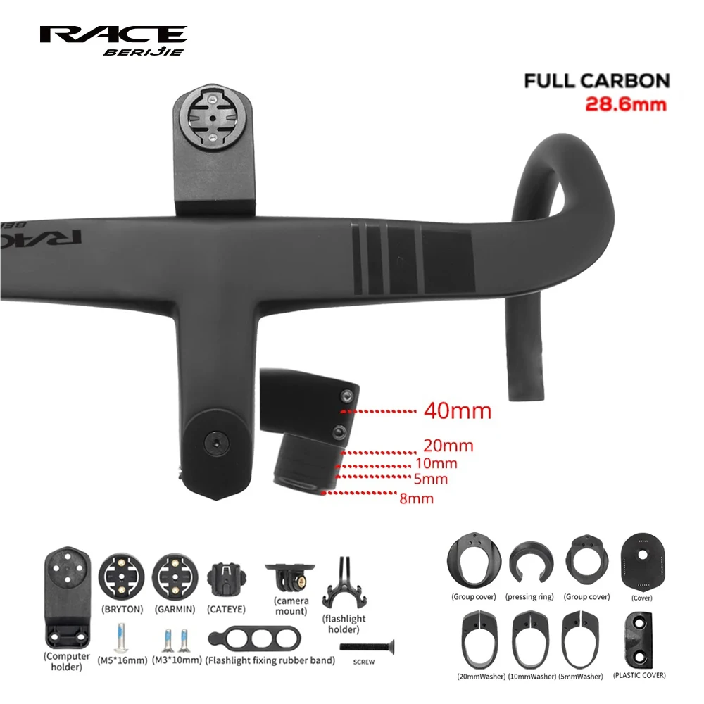 ULLICYC Road Bicycle Full Carbon Fiber T800 Integrated Handlebar,Full Internal Routing High rigidity Cockpit Racing Bike
ULLICYC Road Bicycle Full Carbon Fiber T800 Integrated Handlebar,Full Internal Routing High rigidity Cockpit Racing Bike