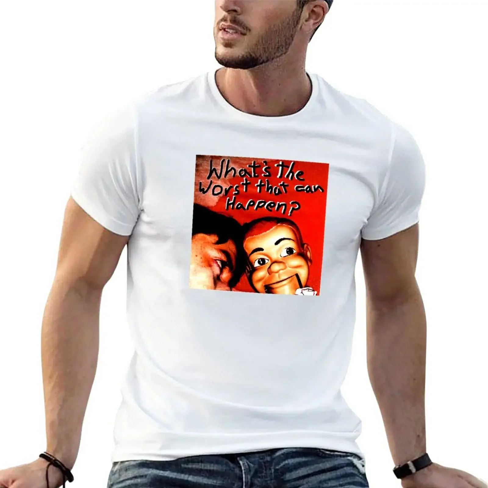 New What's the Worst that can Happen T-Shirt sweat shirt plain t-shirt vintage t shirt T-shirts for men cotton
New What's the Worst that can Happen T-Shirt sweat shirt plain t-shirt vintage t shirt T-shirts for men cotton