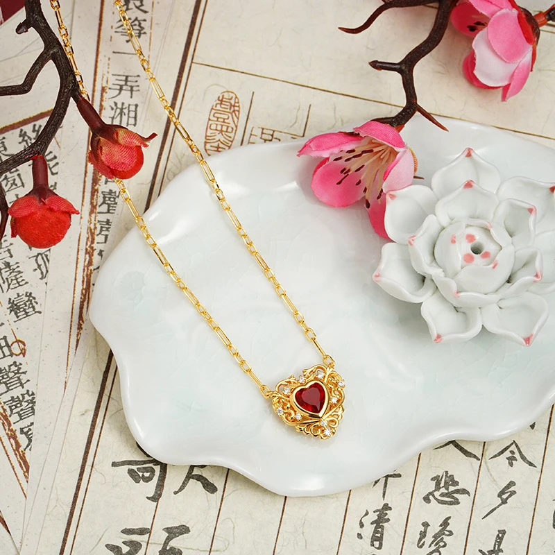 999 Gold Hollow Heart Necklace With Diamond – Light Luxury Choker For Women, Fresh & Versatile Minimalist Style
999 Gold Hollow Heart Necklace With Diamond – Light Luxury Choker For Women, Fresh & Versatile Minimalist Style