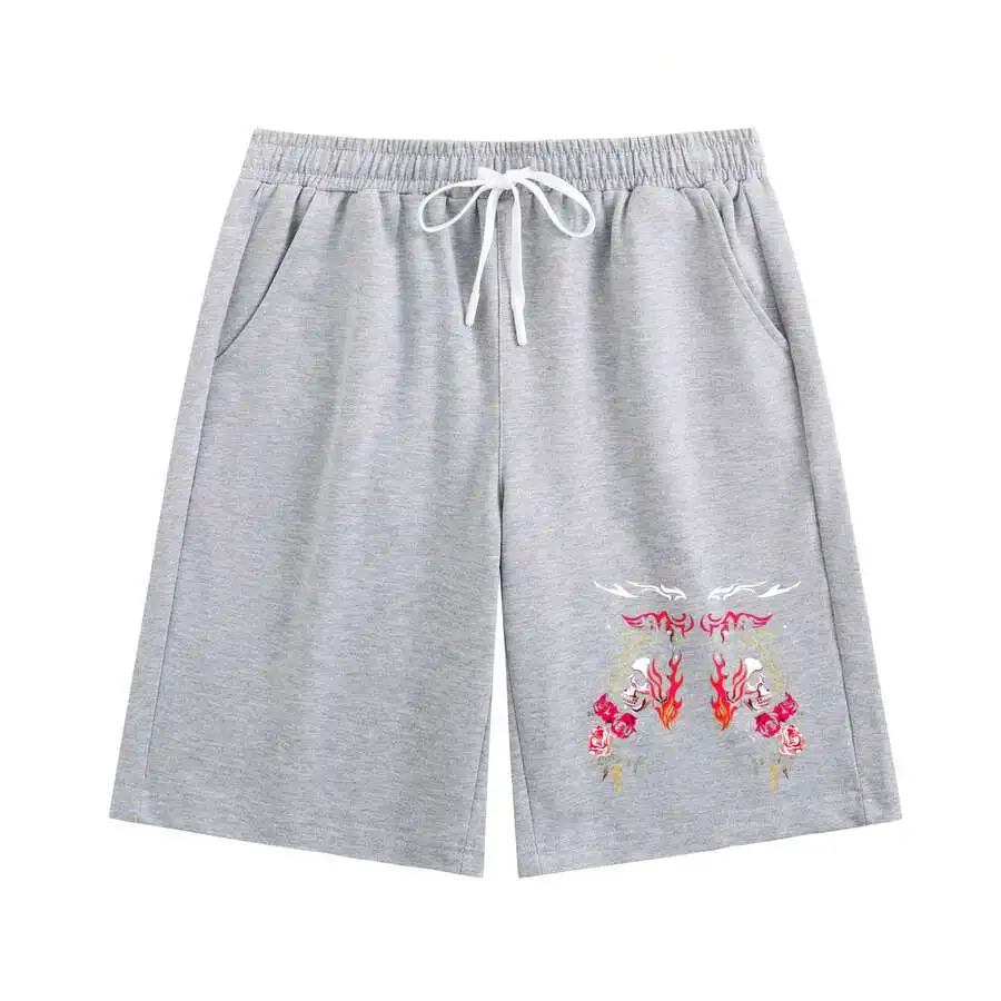 Men's Casual Drawstring Sweat Shorts, Gothic Skull Flame Rose Graphic Print, Elastic Waist With Side Pockets, Y2K Streetwear,
Men's Casual Drawstring Sweat Shorts, Gothic Skull Flame Rose Graphic Print, Elastic Waist With Side Pockets, Y2K Streetwear,