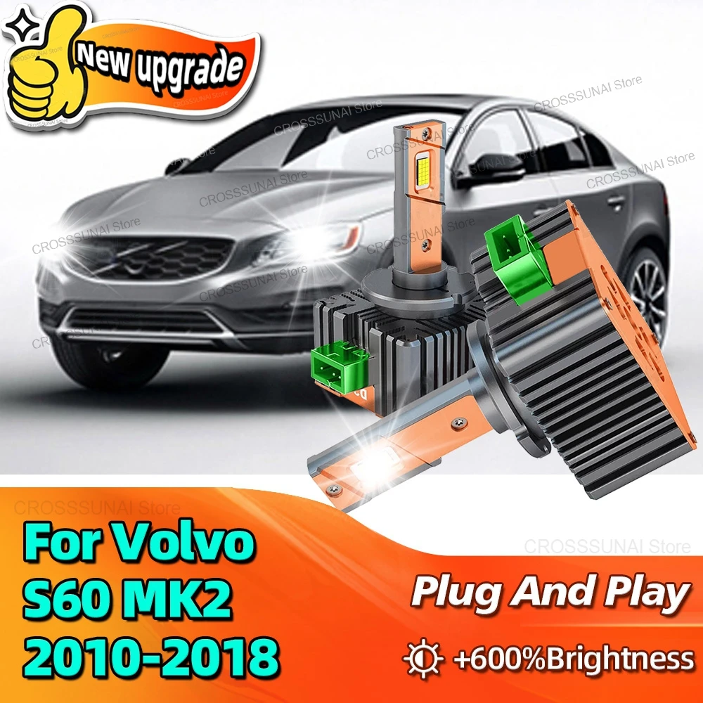 2Pcs For Volvo S60 MK2 2010 2011 2012 2013 2014 2015 2016 17 2018 LED Headlight Bulbs D3S Car Lamp 30000LM Canbus CSP Chip 6000K
2Pcs For Volvo S60 MK2 2010 2011 2012 2013 2014 2015 2016 17 2018 LED Headlight Bulbs D3S Car Lamp 30000LM Canbus CSP Chip 6000K