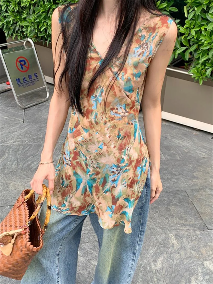 Alien Kitty Split Vacation Casual Shirts New Women Printed Chic Slim Summer 2024 Loose High Street Office Lady Florals Vintage
Alien Kitty Split Vacation Casual Shirts New Women Printed Chic Slim Summer 2024 Loose High Street Office Lady Florals Vintage