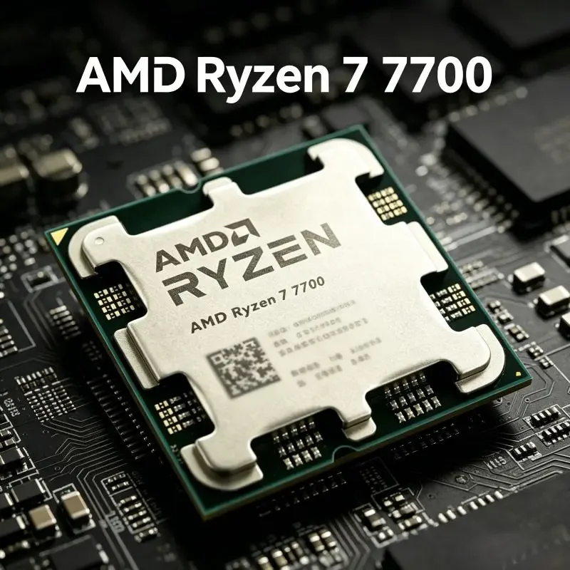 AMD Ryzen7 7700 Unlocked Desktop Gaming CPU, 8Core16Thread, 5.3GHz, AM5 Socket Performance Processor with No Official Package
AMD Ryzen7 7700 Unlocked Desktop Gaming CPU, 8Core16Thread, 5.3GHz, AM5 Socket Performance Processor with No Official Package