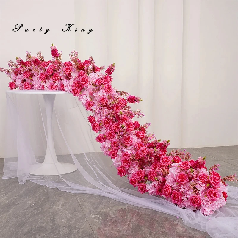 Hot Pink Rose Artificial Flowers Row Runner for Wedding Arch Arrangement Decor Hanging Floral Road Lead Flower Ball Props
Hot Pink Rose Artificial Flowers Row Runner for Wedding Arch Arrangement Decor Hanging Floral Road Lead Flower Ball Props