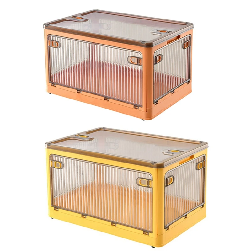 Collapsible Storage Bins With Clear Doors Foldable Stackable Storage Bins With Lids Wheels & Doors Trunk Organizer
Collapsible Storage Bins With Clear Doors Foldable Stackable Storage Bins With Lids Wheels & Doors Trunk Organizer