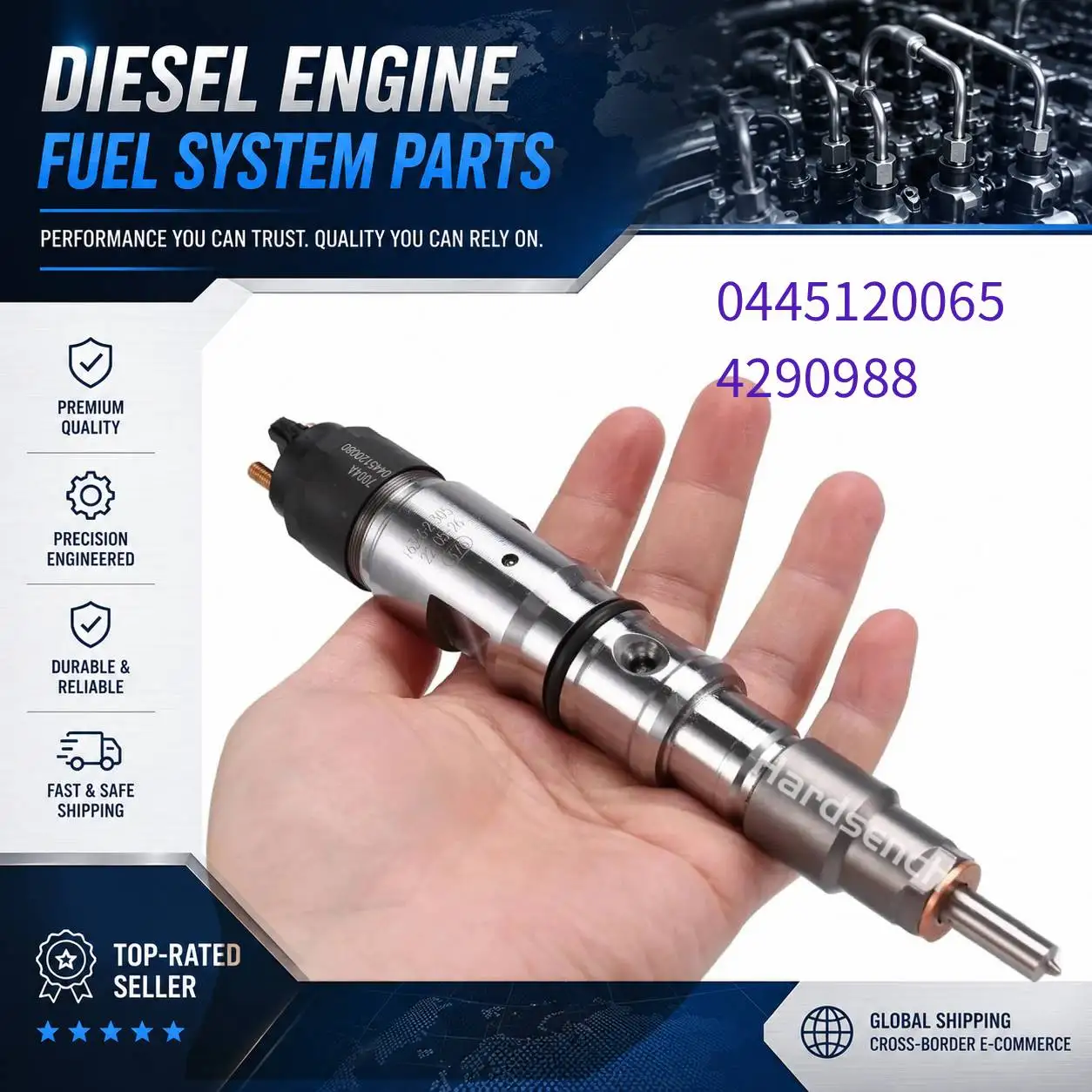 Inyector Common Rail 0445120065 Diesel Injector 4290988 for Audi A8 D2 (1994–2002) 3.3 TDI
Inyector Common Rail 0445120065 Diesel Injector 4290988 for Audi A8 D2 (1994–2002) 3.3 TDI