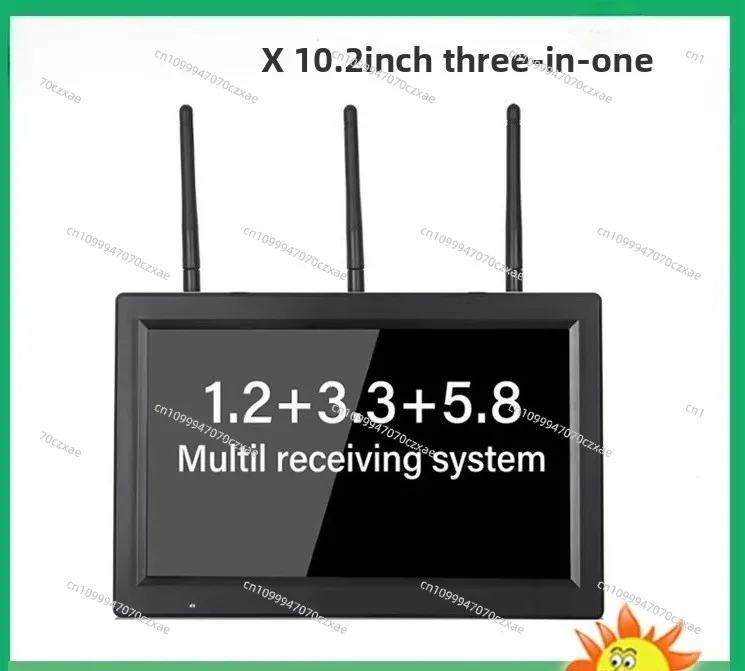 10.2 Inch HDMI FPV Monitor, DVR 1.2G/3.3G/5.8G in One
10.2 Inch HDMI FPV Monitor, DVR 1.2G/3.3G/5.8G in One