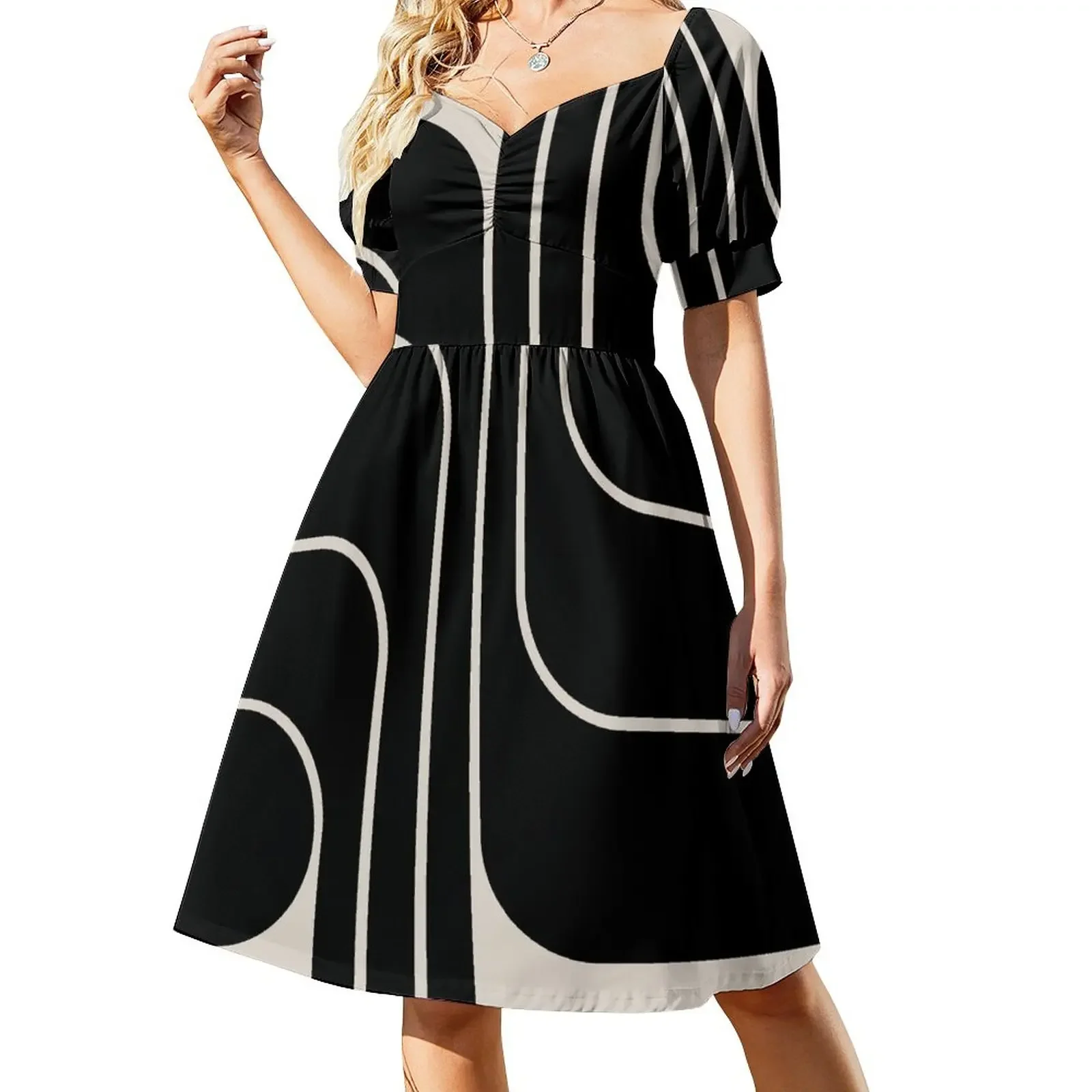Retro Geometric Design 653 Short-Sleeved Dress Woman's evening dress ladies dresses for women 2025
Retro Geometric Design 653 Short-Sleeved Dress Woman's evening dress ladies dresses for women 2025