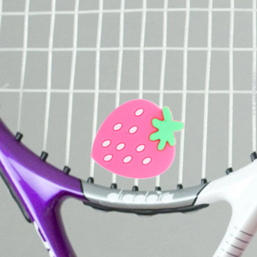5 Pcs Strawberries Tennis Racket Shock Absorber Decorative Dampener Dampeners Strawberry Vibration Pink Absorbers
5 Pcs Strawberries Tennis Racket Shock Absorber Decorative Dampener Dampeners Strawberry Vibration Pink Absorbers