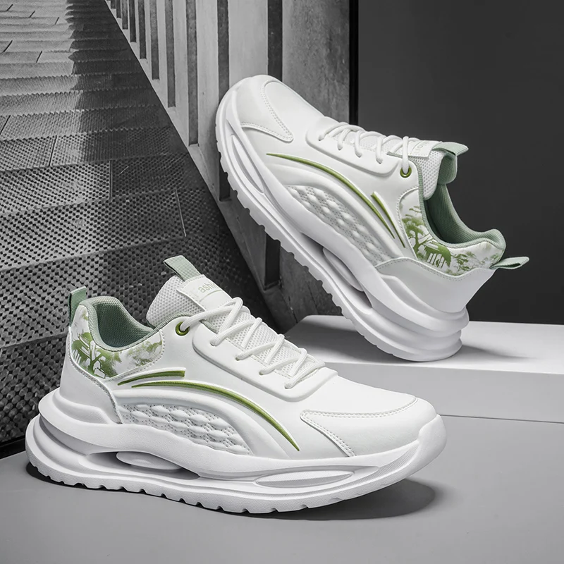 Men Chunky Dad Sneakers Air Cushion Platform Casual Shoes Lightweight Non-slip for Daily Walking Running Commute Outdoor Wear
Men Chunky Dad Sneakers Air Cushion Platform Casual Shoes Lightweight Non-slip for Daily Walking Running Commute Outdoor Wear