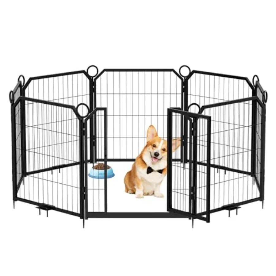 Dog Fence, -Panel Steel Pet Exercise Pen, Anti-Rust Pet Enclosure for Puppy Training
Dog Fence, -Panel Steel Pet Exercise Pen, Anti-Rust Pet Enclosure for Puppy Training