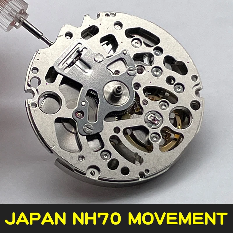 Japan NH70 Hollow Automatic Watch Movement 24 Jewels High Accuracy For NH70A Replacement Movement Watch Repairer Parts
Japan NH70 Hollow Automatic Watch Movement 24 Jewels High Accuracy For NH70A Replacement Movement Watch Repairer Parts