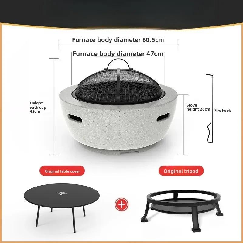 Garden grill Villa charcoal barbecue enclosure to make tea a complete set
Garden grill Villa charcoal barbecue enclosure to make tea a complete set
