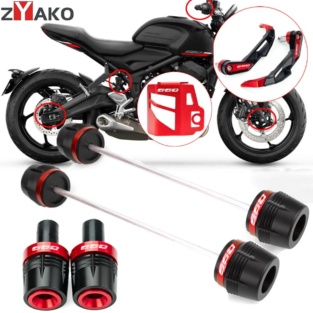 For Triumph Trident 660 Tiger Sport 660 Daytona 660 Aprilia RS660 Motorcycle Axle Sliders Handle Protection Bar End Sliders
For Triumph Trident 660 Tiger Sport 660 Daytona 660 Aprilia RS660 Motorcycle Axle Sliders Handle Protection Bar End Sliders