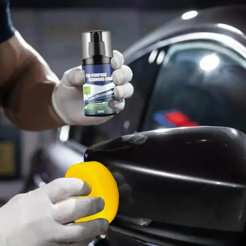 Glass Oil Film Remover Car Window Cleaner Multifunctional 100g Auto Glass Cleaner Includes Sponge & Towel For Car Window Easily
Glass Oil Film Remover Car Window Cleaner Multifunctional 100g Auto Glass Cleaner Includes Sponge & Towel For Car Window Easily