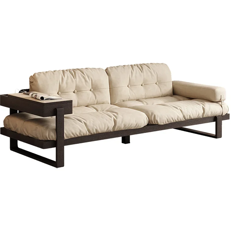 Solid wood sofa simple modern living room cloud fabric sofa
Solid wood sofa simple modern living room cloud fabric sofa