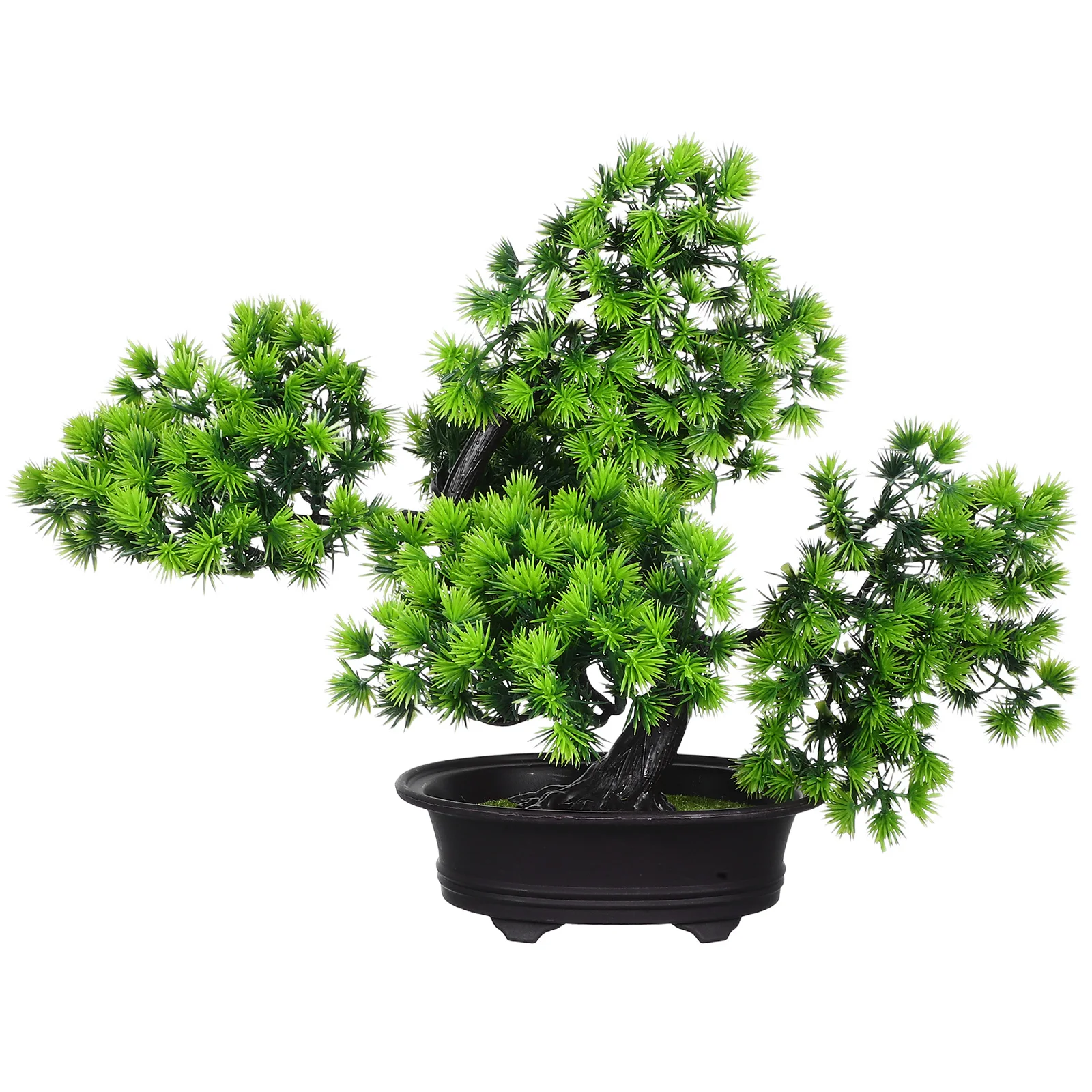 Artificial Bonsai Pine Tree Realistic Green Plants Plastic Decor Faux Potted Indoor Outdoor Table Top Ornament Small
Artificial Bonsai Pine Tree Realistic Green Plants Plastic Decor Faux Potted Indoor Outdoor Table Top Ornament Small