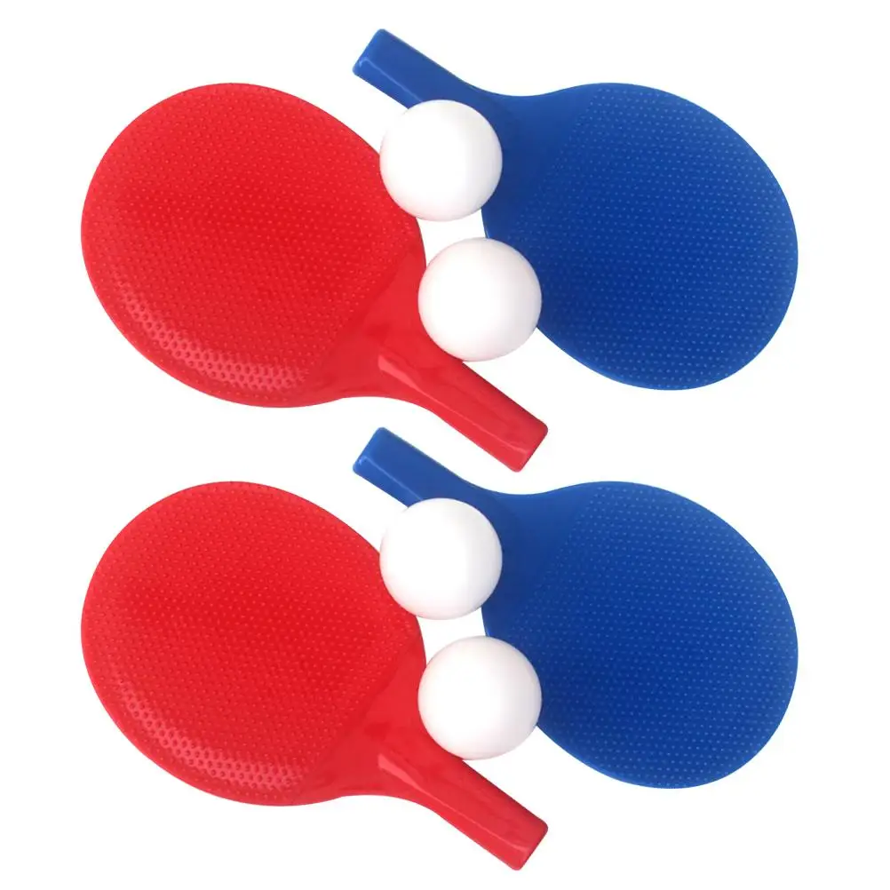 2 set 2 Pairs Kids Table Tennis Rackets SetBalls Plastic Material Lightweight Durable Red Blue Color Outdoor Sports Kindergarten
2 set 2 Pairs Kids Table Tennis Rackets SetBalls Plastic Material Lightweight Durable Red Blue Color Outdoor Sports Kindergarten