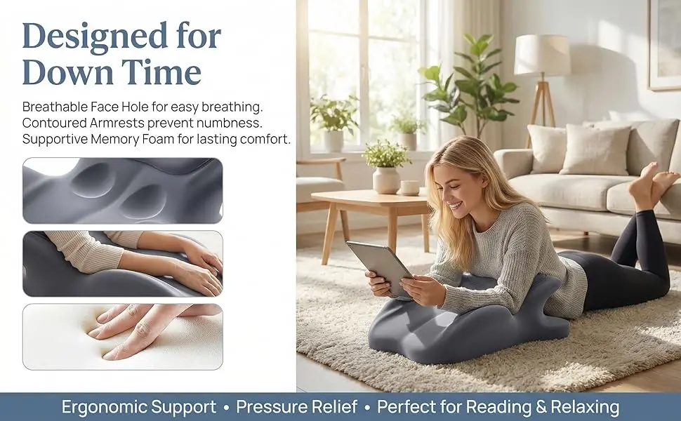 Slow Rebound Orthopedic Memory Foam 27° Incline Wedge Pillow Multi-Position Posture Support Cushion for Adults,Leg Elevation
Slow Rebound Orthopedic Memory Foam 27° Incline Wedge Pillow Multi-Position Posture Support Cushion for Adults,Leg Elevation