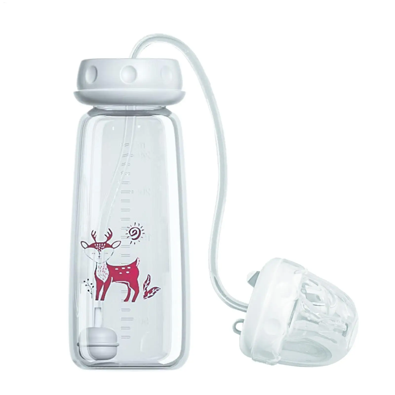 Silicone Kids Bottle Leakproof Portable Non Slip Milk Bottle with Nipple Straw for Boys Girls Parents Home Bedroom Living Use
Silicone Kids Bottle Leakproof Portable Non Slip Milk Bottle with Nipple Straw for Boys Girls Parents Home Bedroom Living Use