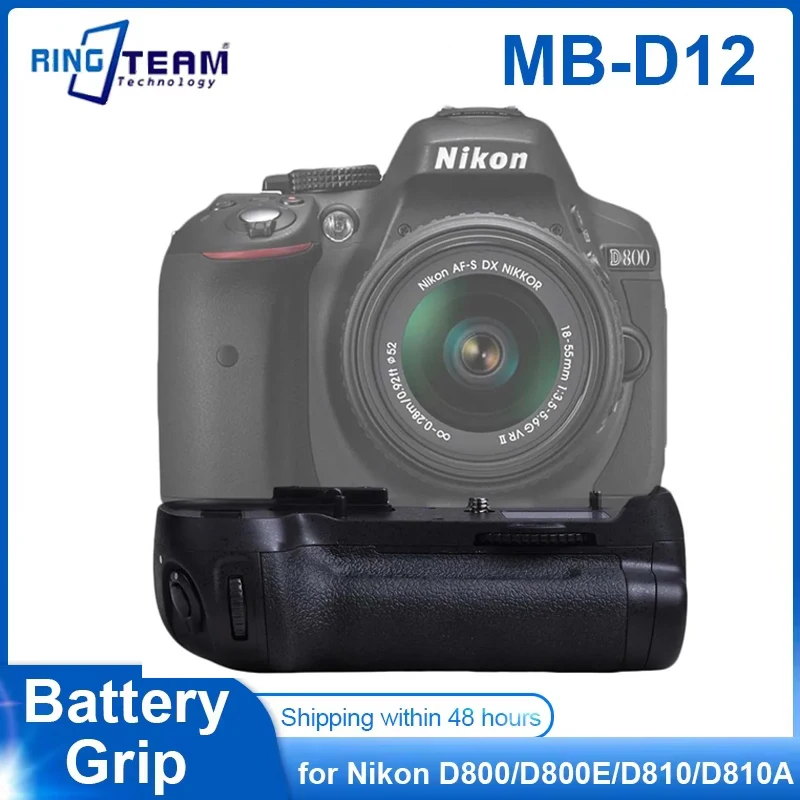MB-D12 Battery Grip for Nikon D800/D800E/D810/D810A Compatible with EN-EL15/EN-EL18/8AA 6fps Burst Vertical Controls
MB-D12 Battery Grip for Nikon D800/D800E/D810/D810A Compatible with EN-EL15/EN-EL18/8AA 6fps Burst Vertical Controls