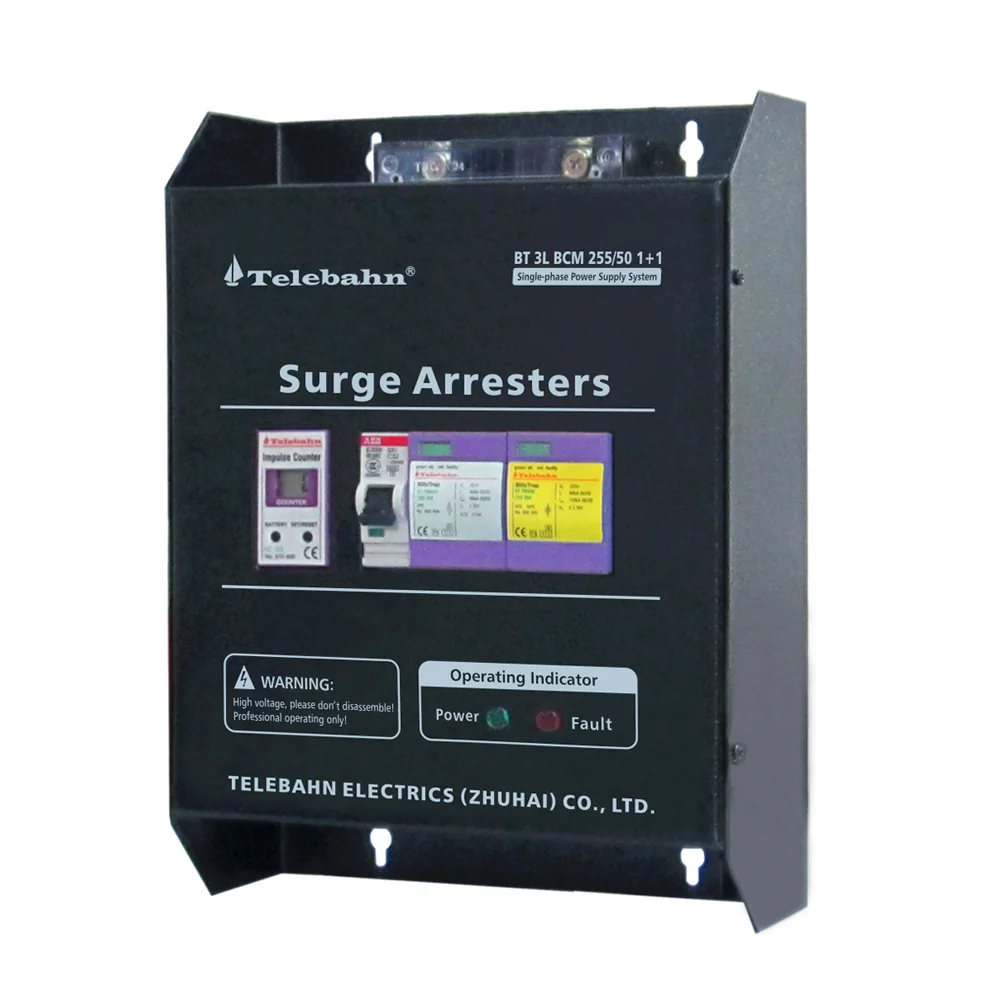 High Quality Lightning Thunder Arrester Counter Class II TT Or TNS Surge Protection Device For Solar Pv Voltage Protector Black
High Quality Lightning Thunder Arrester Counter Class II TT Or TNS Surge Protection Device For Solar Pv Voltage Protector Black