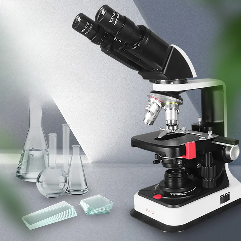 Binocular optical microscope BM-24 junior middle school students' professional level of biomedical science experimental
Binocular optical microscope BM-24 junior middle school students' professional level of biomedical science experimental
