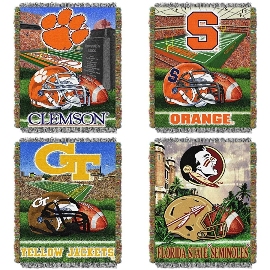 Officially Licensed NCAA Home Field Advantage Woven Tapestry Throw Blanket,,Multi Color
Officially Licensed NCAA Home Field Advantage Woven Tapestry Throw Blanket,,Multi Color