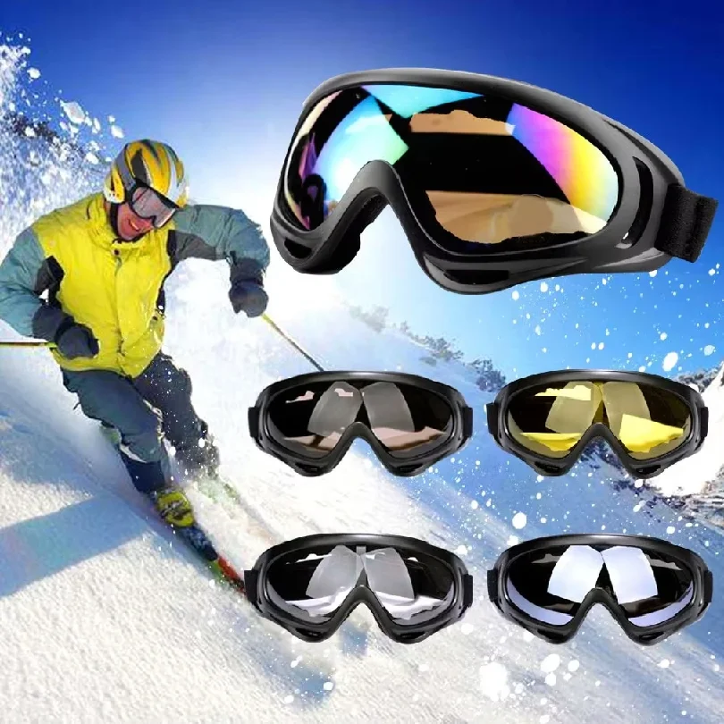 1Pc Winter Windproof Skiing Glasses Goggles Outdoor Sports Eyewear Glasses Ski Dustproof Cycling Lens Frame Sunglasses
1Pc Winter Windproof Skiing Glasses Goggles Outdoor Sports Eyewear Glasses Ski Dustproof Cycling Lens Frame Sunglasses