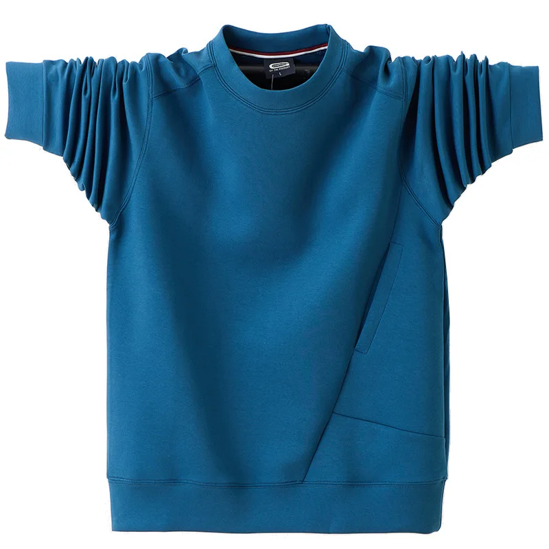 Autumn Winter Men's Sweatshirts Fat Men Long-sleeved Sports Loose Sweater European Size Large Size Air Layer Sweater Pullover
Autumn Winter Men's Sweatshirts Fat Men Long-sleeved Sports Loose Sweater European Size Large Size Air Layer Sweater Pullover