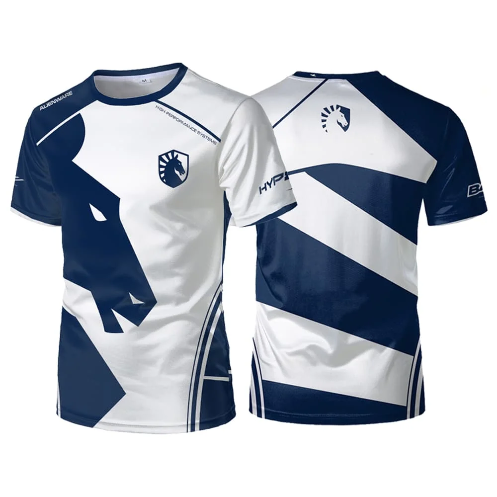Форма для команды Liquid Team CS_GO, тренировочные костюмы для киберспортивных соревнований, мужские спортивные футболки, дышащие повседневные топы, одежда для пляжного серфинга
Форма для команды Liquid Team CS_GO, тренировочные костюмы для киберспортивных соревнований, мужские спортивные футболки, дышащие повседневные топы, одежда для пляжного серфинга