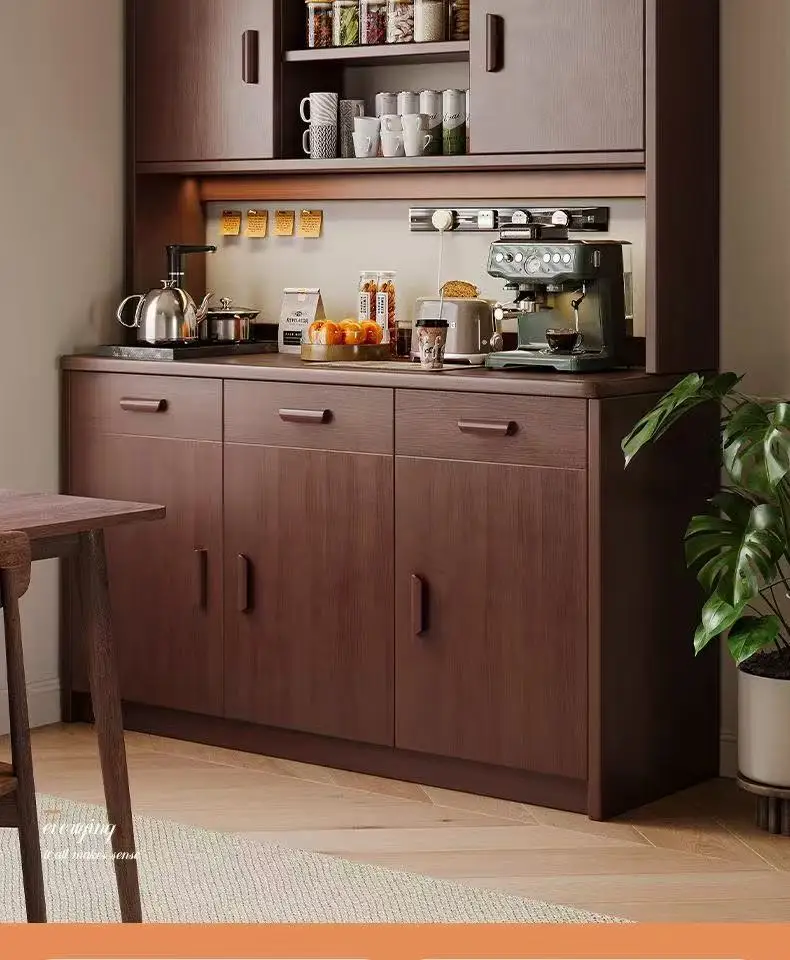PYJ solid wood wine cabinet integrated against the wall modern simple living room storage side cabinet
PYJ solid wood wine cabinet integrated against the wall modern simple living room storage side cabinet