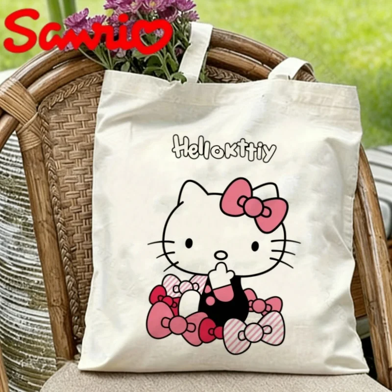 1PC Sanrio Hello Kitty Pink Bow Party Print Eco-friendly Canvas Shoulder Bag
1PC Sanrio Hello Kitty Pink Bow Party Print Eco-friendly Canvas Shoulder Bag